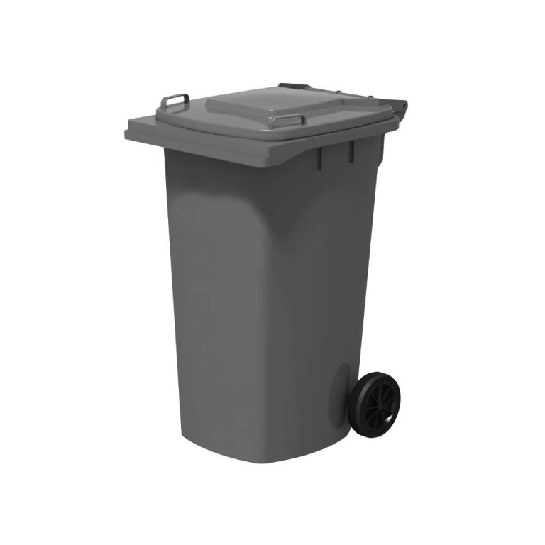 Contenedor VIC 240L HD gris residuos inorgánicos reciclables