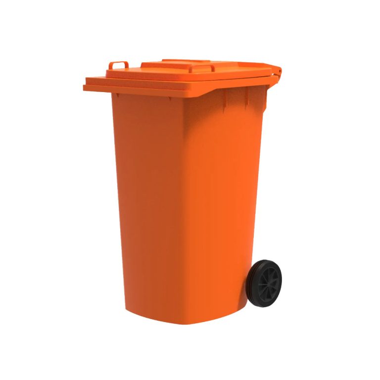 Contenedor VIC 240L HD naranja residuos orgánicos no reciclables