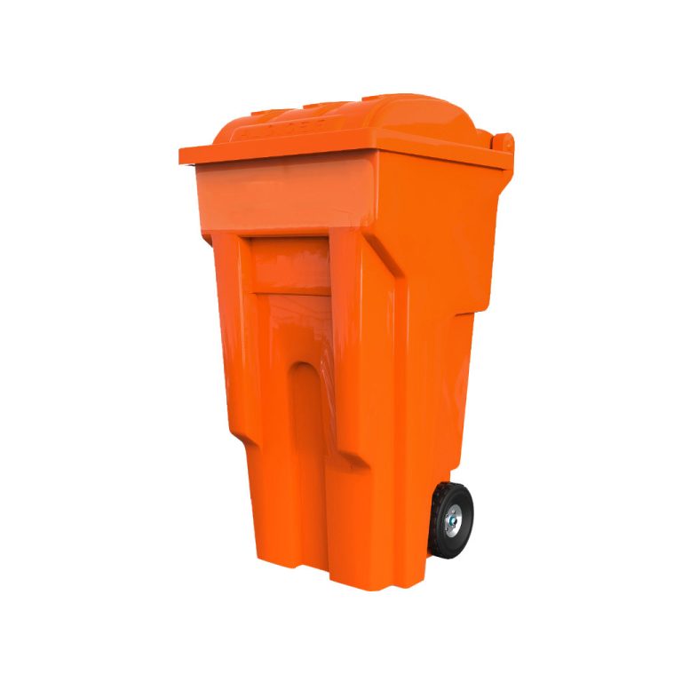 Contenedor VIC 240L naranja residuos orgánicos no reciclables
