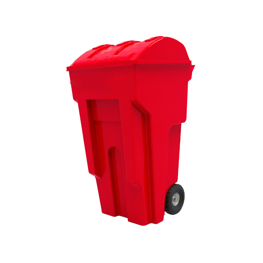 Contenedor VIC 240L rojo para residuos sanitarios y peligrosos