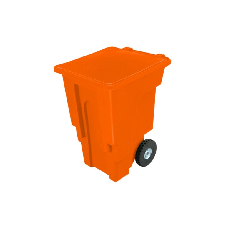 Contenedor Vifel 240L naranja residuos orgánicos no reciclables