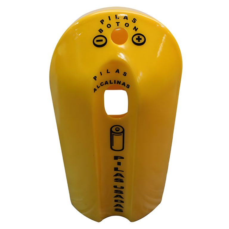 Ecobatery amarillo desde arriba