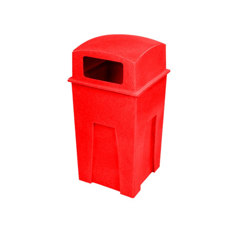 Papelera Lizzy roja residuos sanitarios y peligrosos, hospitales México