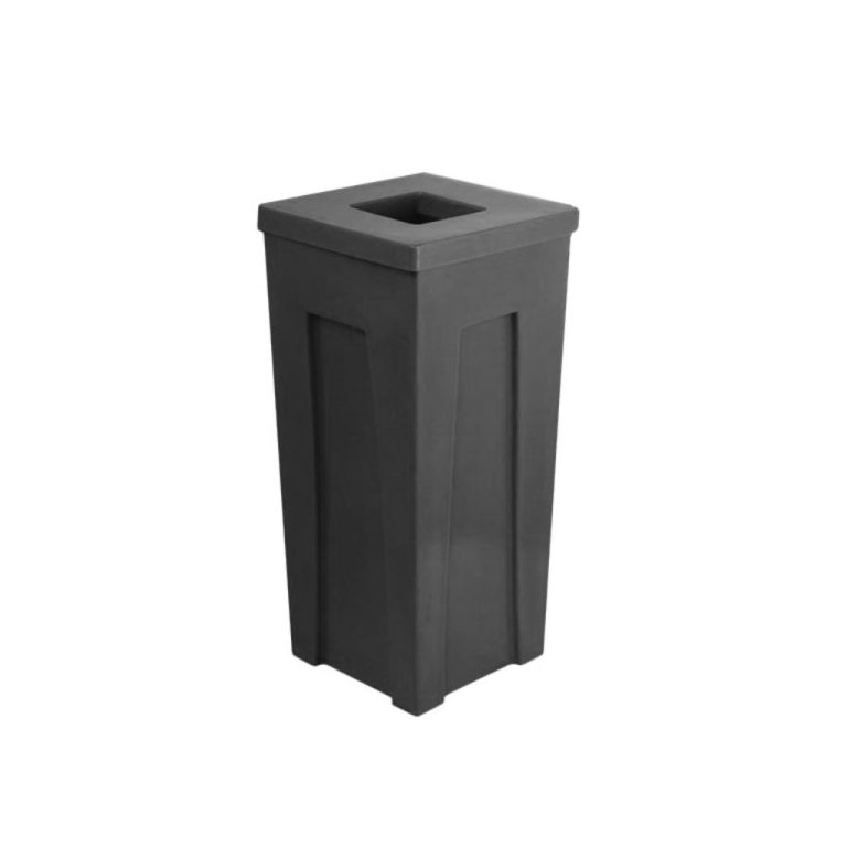 Papelera MYA gris para residuos inorgánicos reciclables en México