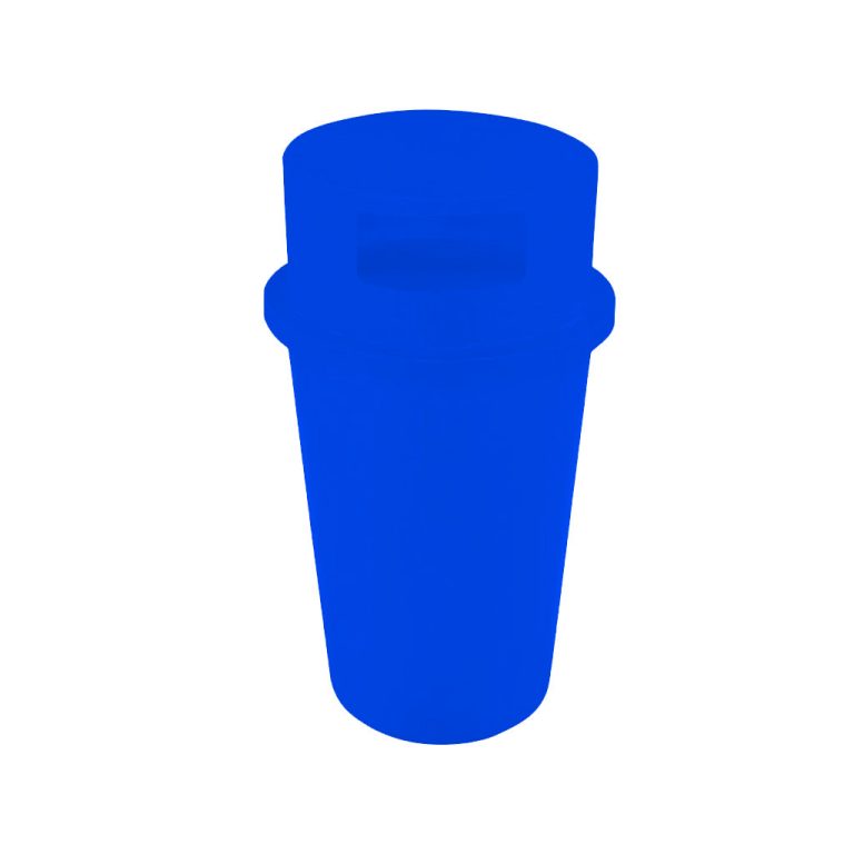 Papelera PA-145 rectangular azul reciclaje de papel, cartón y documentos México