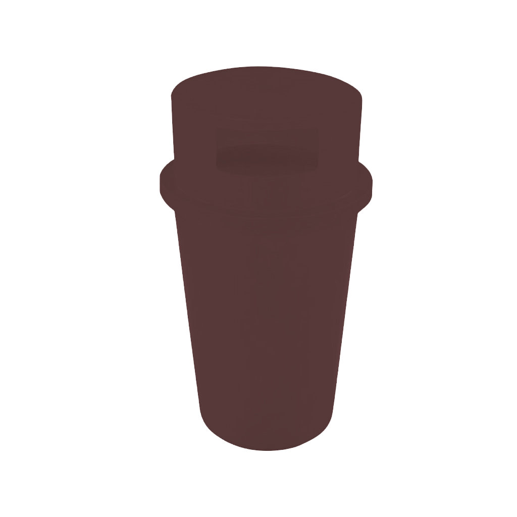 Papelera PA-145 rectangular café residuos de manejo especial, pilas y electrónicos México