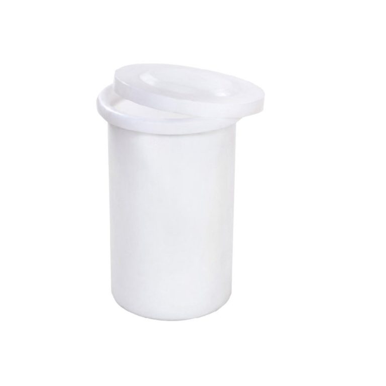 Papelera Tonelete 200L blanca universal personalizable para campañas especiales México