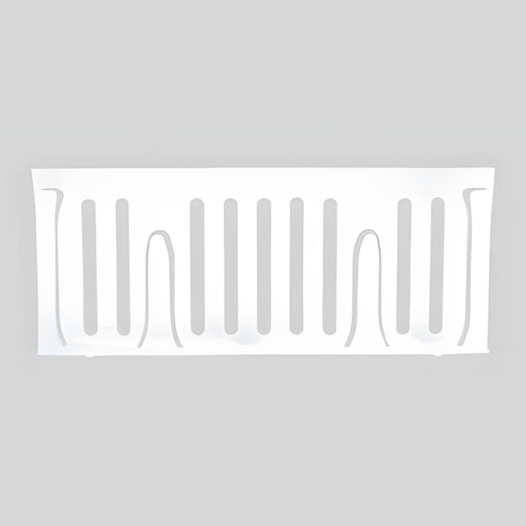 Porta etiquetas modelo Interstack 435065 14 para cajas industriales de plástico, gestión y control logístico.