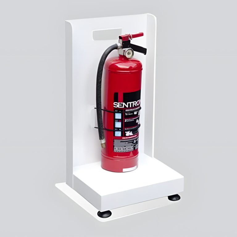 Porta extintor movil screen 405024 bl con extintor