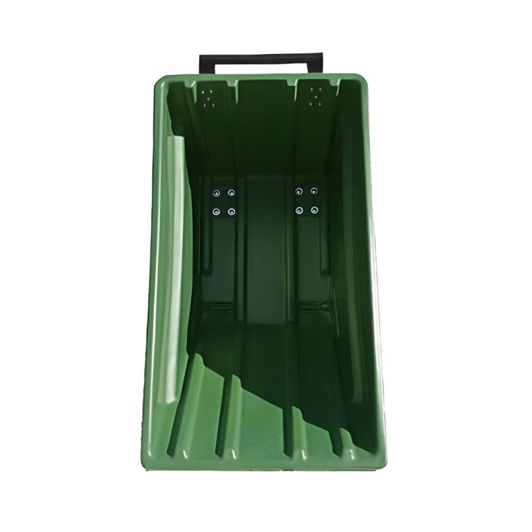 Volquete 750 verde volcado